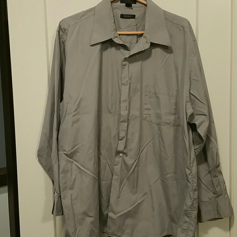 DKNY grey dress shirt